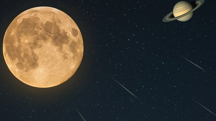 El cielo de octubre brillará con la última superluna del año, lluvia de meteoros y planetas visibles