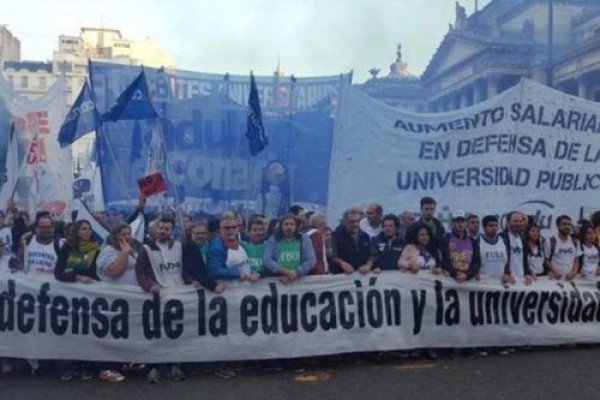 Universidades en protesta: paro nacional por la falta de aprobación de la ley de financiamiento
