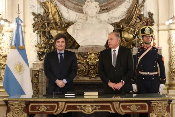 Gerardo Werthein le presentó a Milei su renuncia como ministro de Relaciones Exteriores.